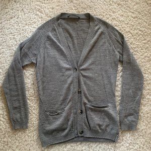 Jenni Kayne Gray Cardigan Sweater. Size Small